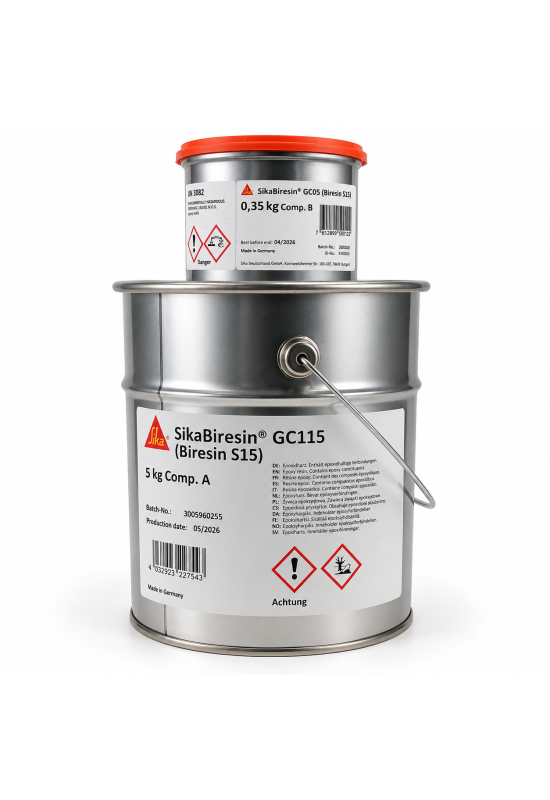 Епоксидний гелькоут SikaBiresin GC115 (Biresin S15) + Затверджувач SikaBiresin® GC05 Ціна за комплект. 